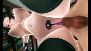 Aoi एक Ecchi नौकरी पर एक किताबों की दुकान